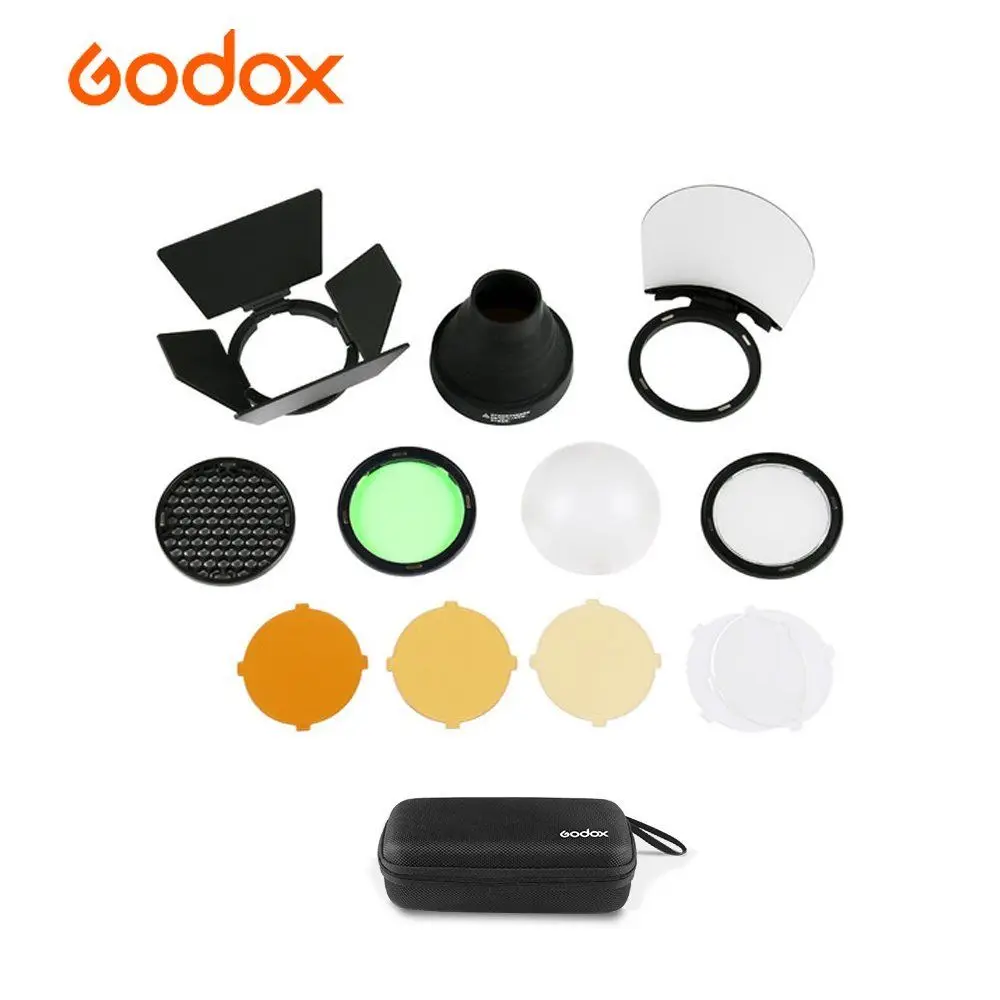 

Godox AK-R1 Accessories Kit Honeycomb Snoot Diffuser and Filters for H200R AD200