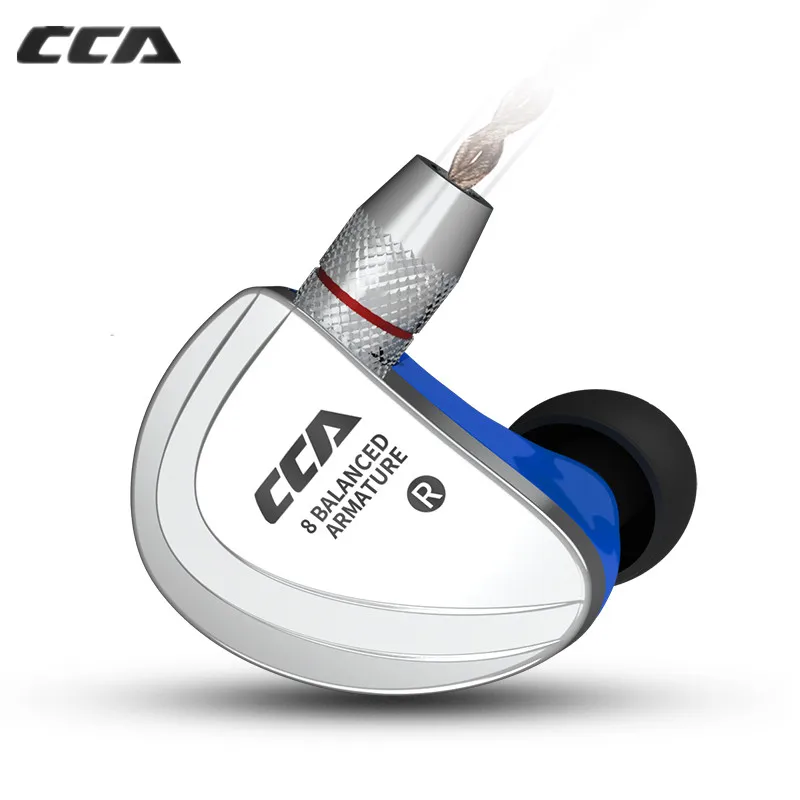 Наушники вкладыши CCA C16 8BA Hi Fi гарнитура съемные наушники с отдельным 2 контактным