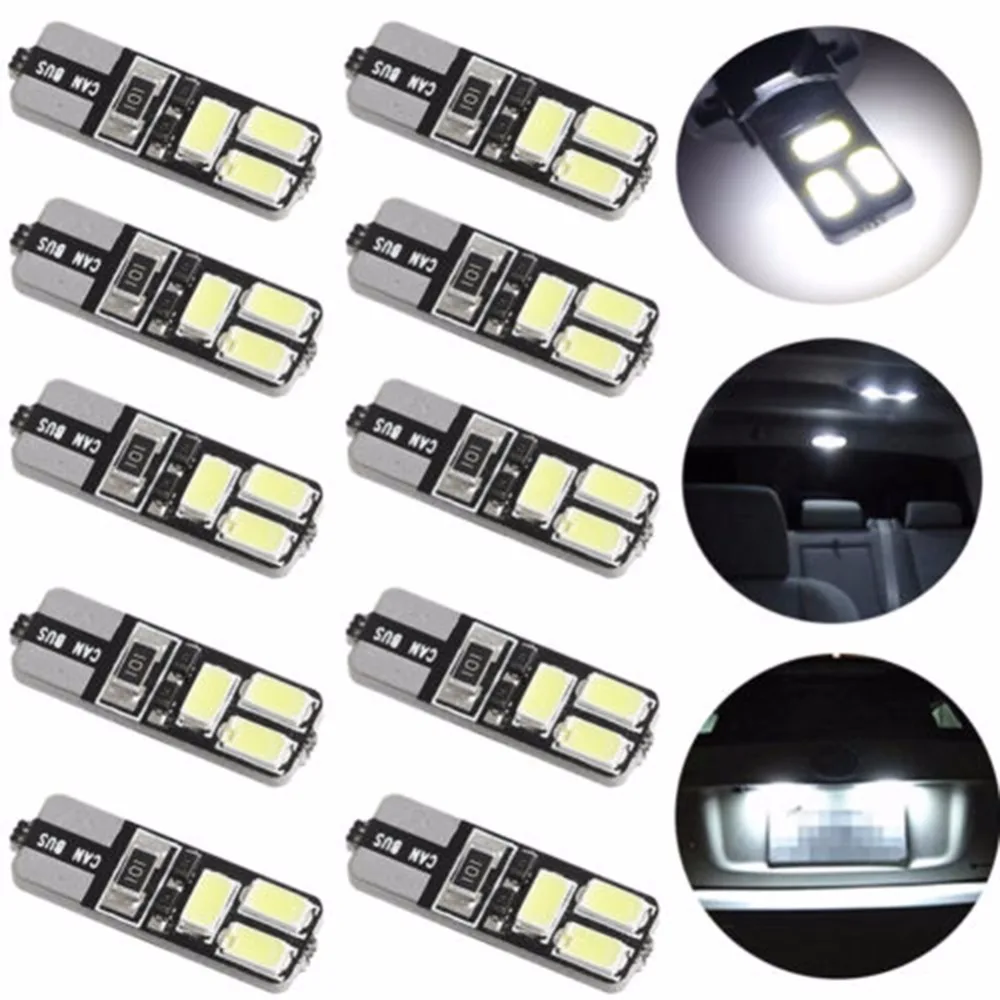 

2 pcs Car Styling Car Auto LED T10 Canbus 194 W5W 2835 SMD 12 LED Light Bulb No Error LED Light Parking T10 LED Car Side Light