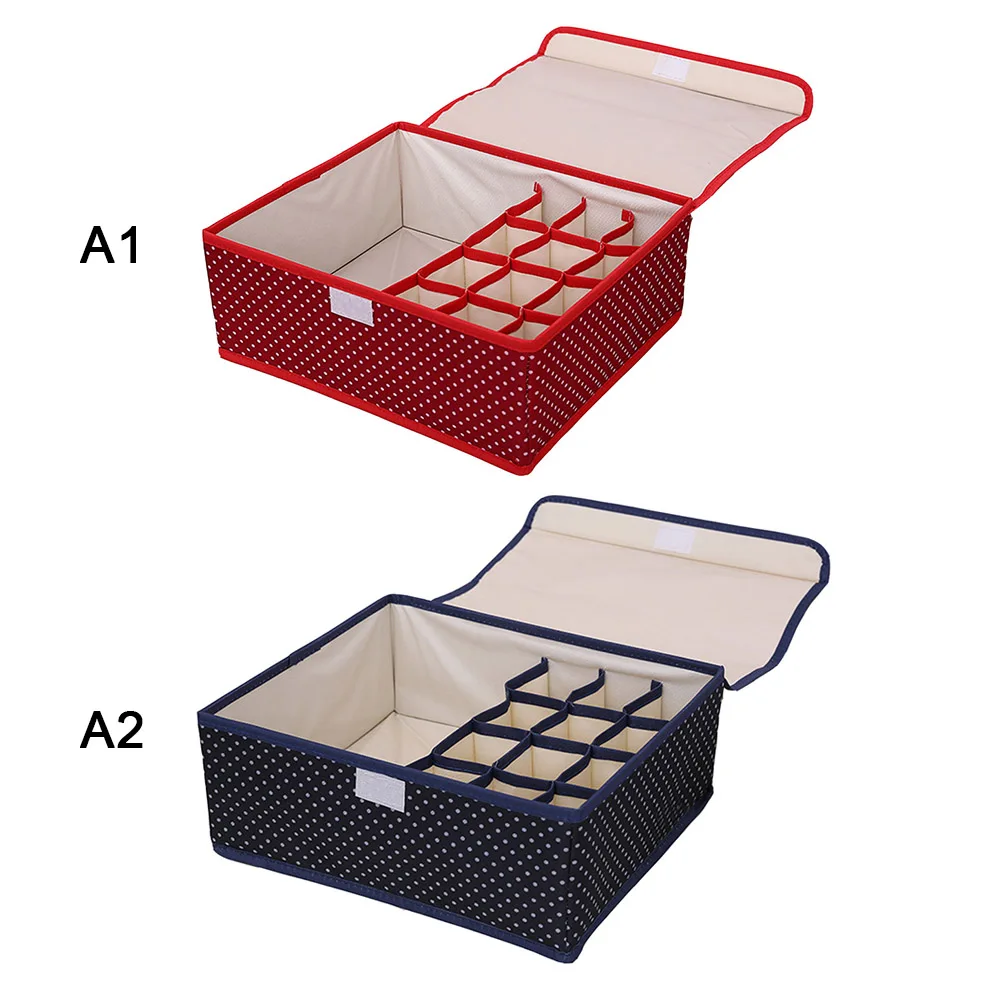 2 في 1 الملابس الداخلية صندوق تخزين قابل للطي الملابس الداخلية البرازيلي خزانة المنظم ل جوارب ربطات العنق الملابس الداخلية