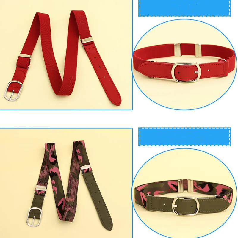 luxury fashion children Elastic Waist Belt high quality Children girls/boys candy belts Alloy Buckle jeans Elastic beltWaistband