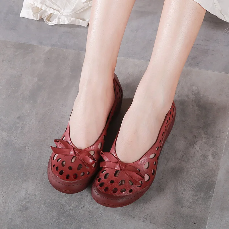 2018 spring summer autumn women shoes medium heel cave shoes round head genuine leather casual pumps cutout Actmdall цена 2018 spring summer autumn women shoes medium heel cave shoes round head genuine leather casual pumps cutout Actmdall цены онлайн