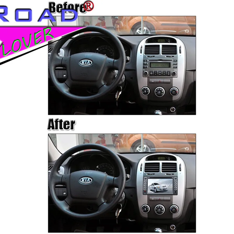 Excellent Roadlover Android 9.0 Car DVD Player For KIA Cerato Sportage Sorento Carens Optima Picanto Carnival Pride Stereo GPS Navigation 7