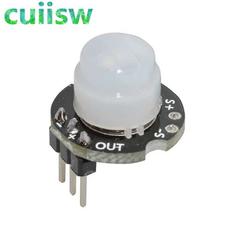

MINI Motion Sensor Detector Module SR602 Pyroelectric Infrared PIR kit sensory switch Bracket for arduino Diy With lens