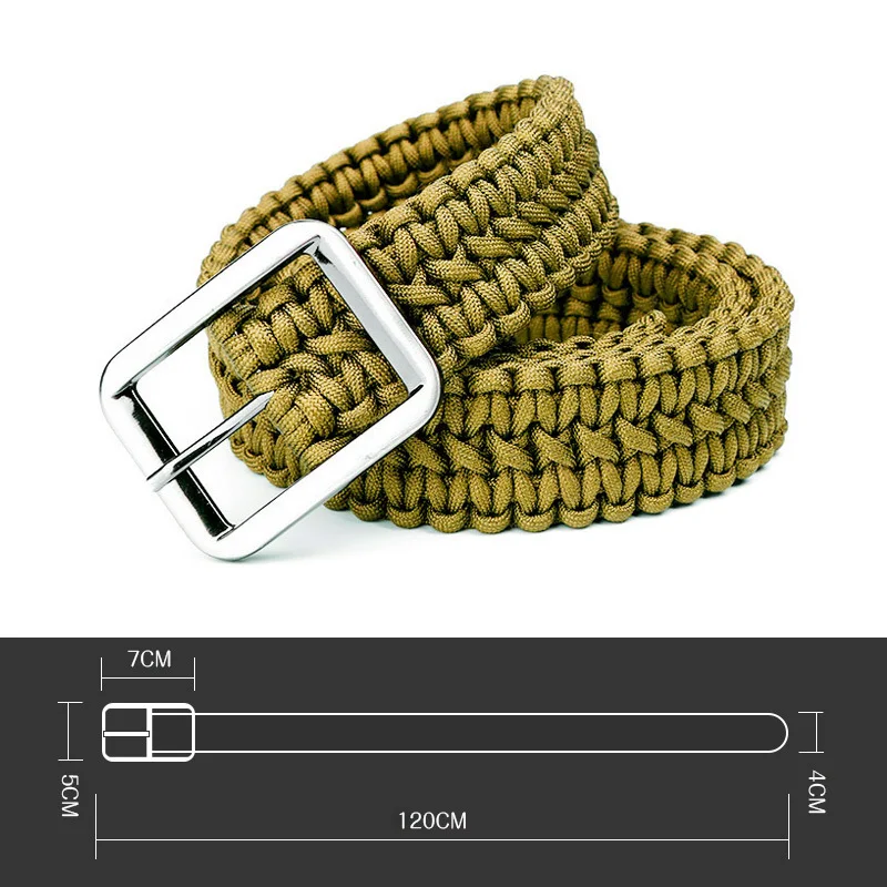 Pulseira de Corda Acessórios de Campismo Vale a Pena Militar ao ar Cinto Paracord 550 Survival Feita à Mão Tático Livre Caminhadas Equipamento 16 Esporte e Lazer