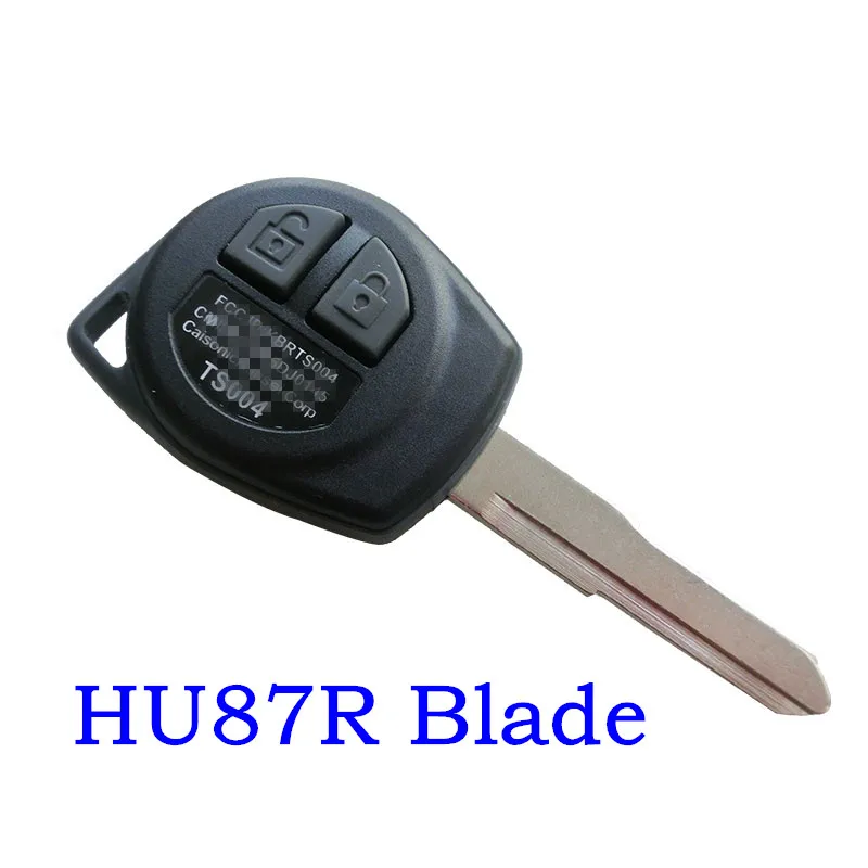 

Remote 2 Button Car Key Shell Uncut Blade For Suzuki Swift Splash SX4 Aerio Grand Vitara Vauxhall Agila Car Key Case Blank Shell