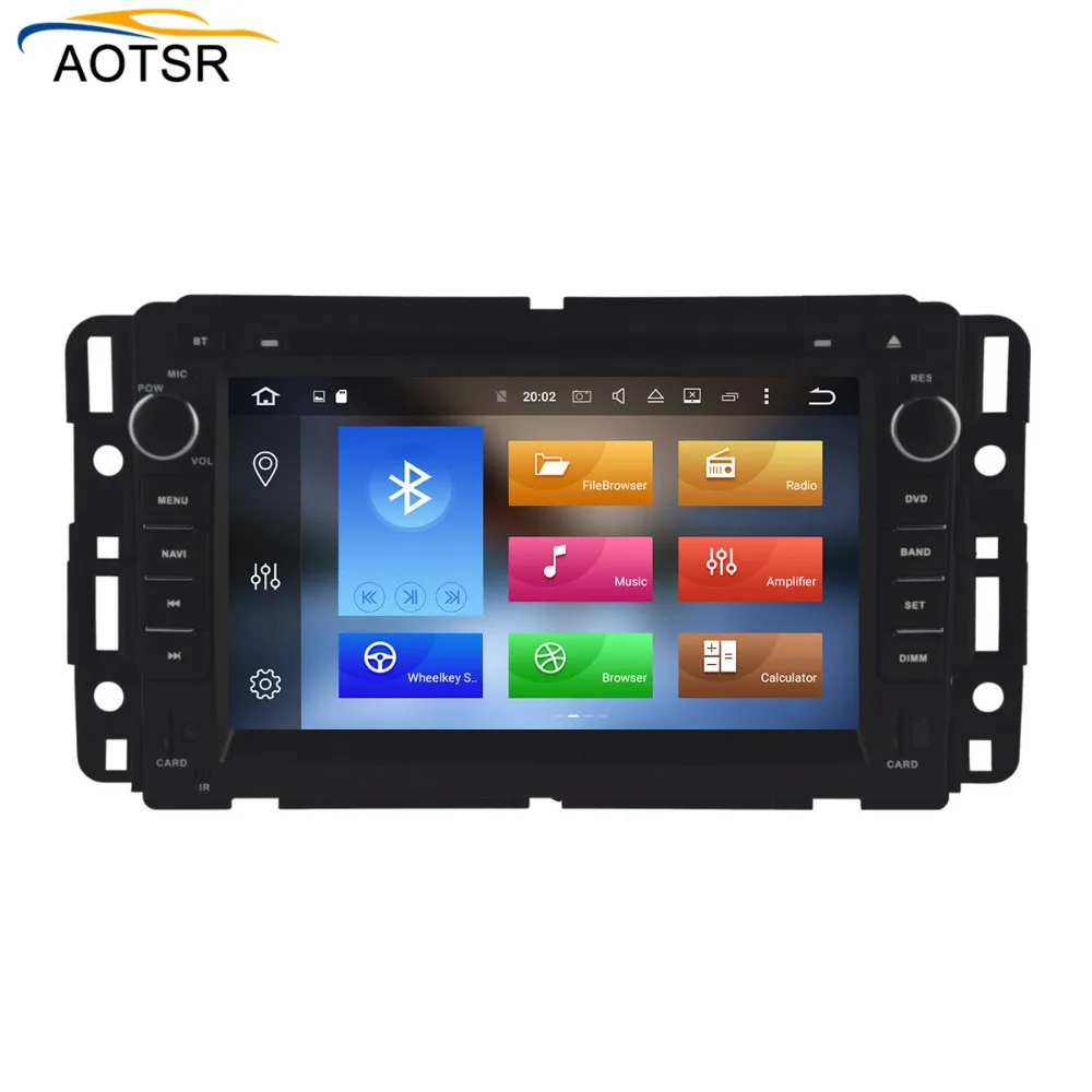 Flash Deal IPS Screen Android 8.1 car dvd player For GMC Yukon/Taho 2007 - 2012 GPS Navigation radio auto stereo Octa Core 4+32G head unit 3