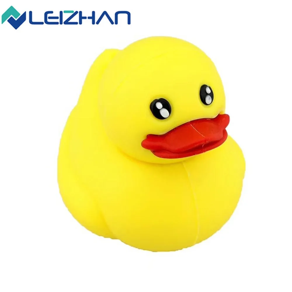 LEIZHAN смешной USB флэш накопитель утка большой палец диск персонажа U 4 ГБ 8 16 32 64 Гб