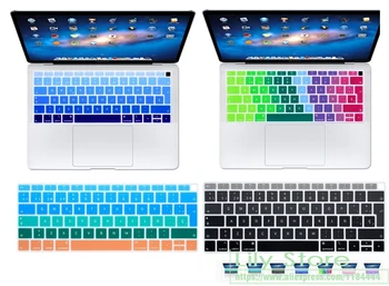

Spanish Spain Silicone Keyboard Cover Protector Film for Apple for MacBook Air 13 2018 model A1932 with Touch ID Fingerprint