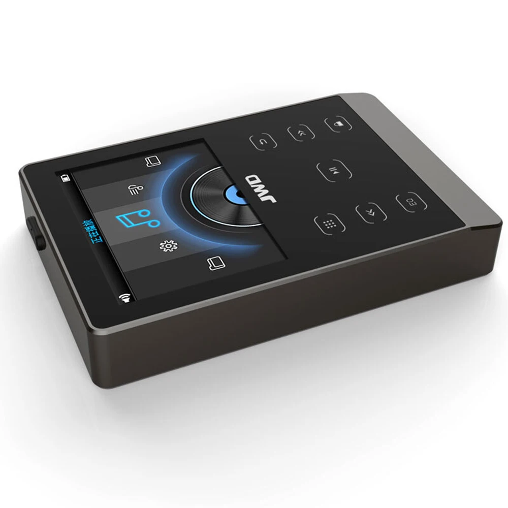 JWD JWM 107 16 ГБ MP3 плеер Металлический HiFi музыкальный DAC APE FLAC WAV Loseless аудио Bluetooth