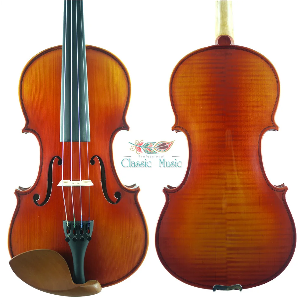 1715 Stradivarius Model Violin No.1646,Siberian Spruce,Oil Varnish,Antique Violin,Advanced Level,Powerful rich tone