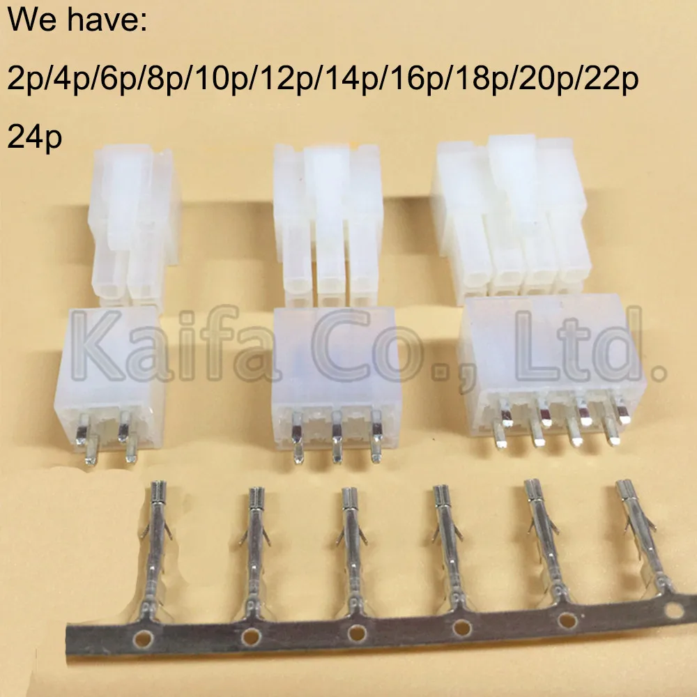 

5sets 2 4 6 8 10P 3set 12/14p4.2mm Straight needle 5557&5569 wire terminals electrical connector plug for PCB/CPU/car/motorcycle