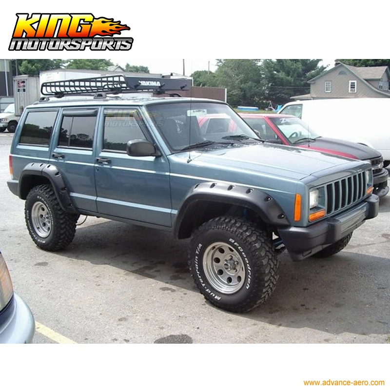Подходит 84 01 Jeep Cherokee солнцезащитный козырек окна Дождь гвардии Vent Тень дым тонкие
