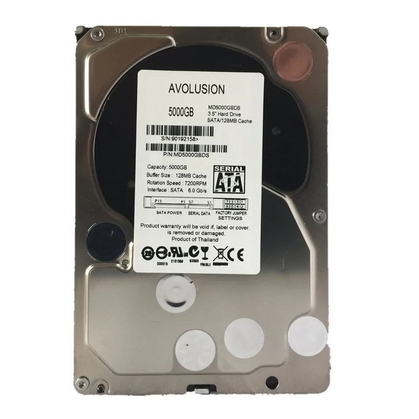 

5TB Performance Desktop Hard Disk Drive - 7200 RPM SATA 6Gb/s 128MB Cache 3.5 Inch Warranty for 1year