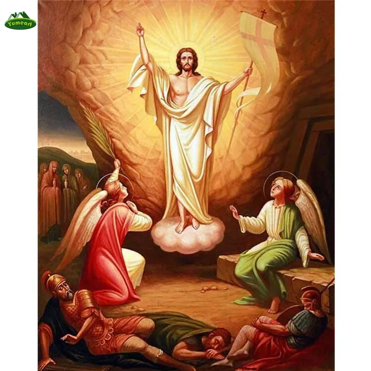 

Jesus and The Angels Home Decor Diamond Embroidery Characters Rhinestone Cross Stitch Needlework Diamond Painting By Number