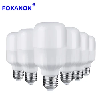 

Foxanon High Lumen 400-3200LM E27 Led Bulb Light AC220V Led Lamp 40W 30W 20W 15W 10W 5W Bombillas Led Spotlight For Indoor Light