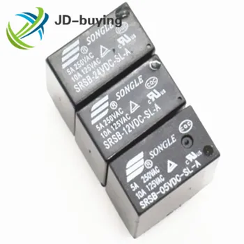 

100PCS/LOT Relays SRSB-05VDC-SL-A SRSB-12VDC-SL-A SRSB-24VDC-SL-A 5V 12V 24V 5A/250VAC 4PIN