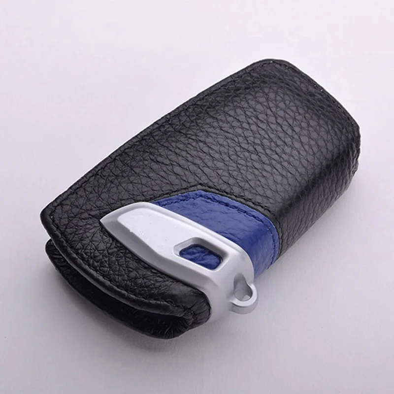 Genuine leather car key case cover for bmw F10 F20 F30 NEW 1 2 3 4 5 6 7 series X3 X4 320I 116I 118I 328I 530I