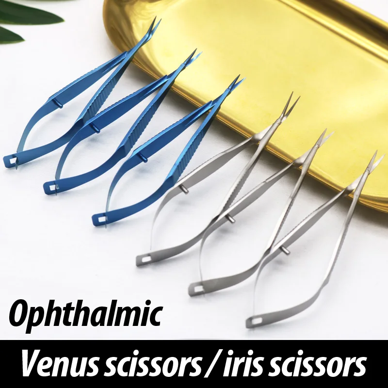 

Venus scissors iris scissors high quality capsule scissors stainless steel microinstruments eye surgery tools fine scissors