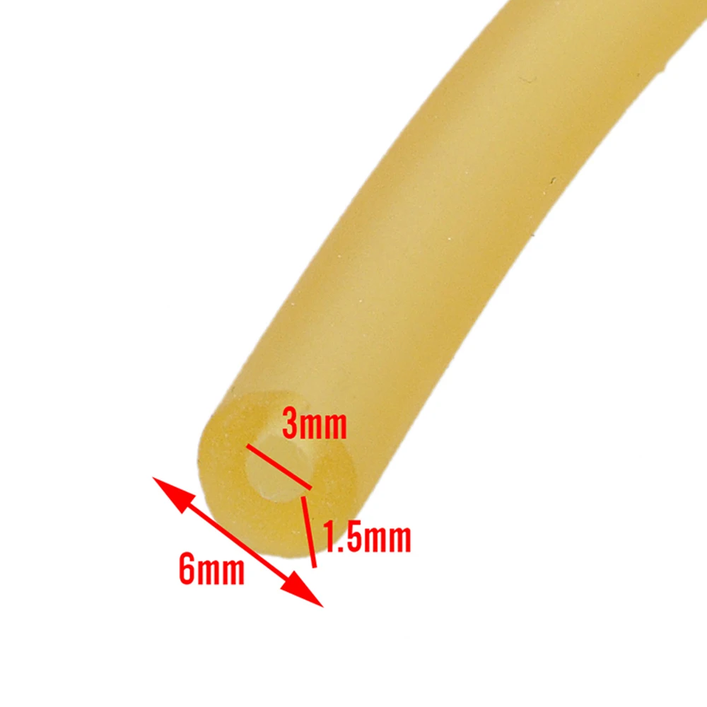 1/3/5 м резиновая трубка натуральный Латекс рогатки насосно-компрессорных труб лента для рогатки резинка для охоты катапульт Фитнес Тактический лук аксессуары - Цвет: 5m