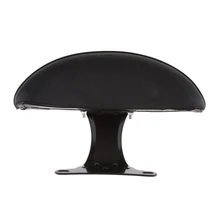 1 Piece 22cm Scooter Motorcycle Leather Rear Passenger Backrest Cushion Back Rest for Motorcycle Scooter Black