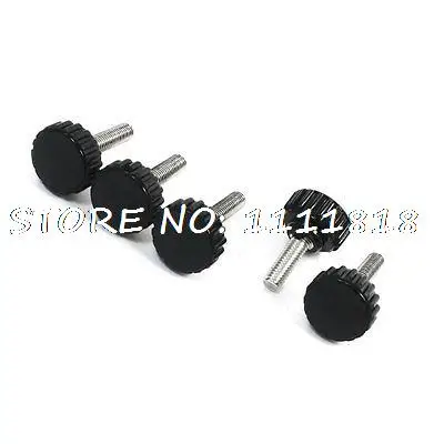 

5pcs Spare Parts M5 x 16 x 20mm Screw On Type Grip Knurled Knobs