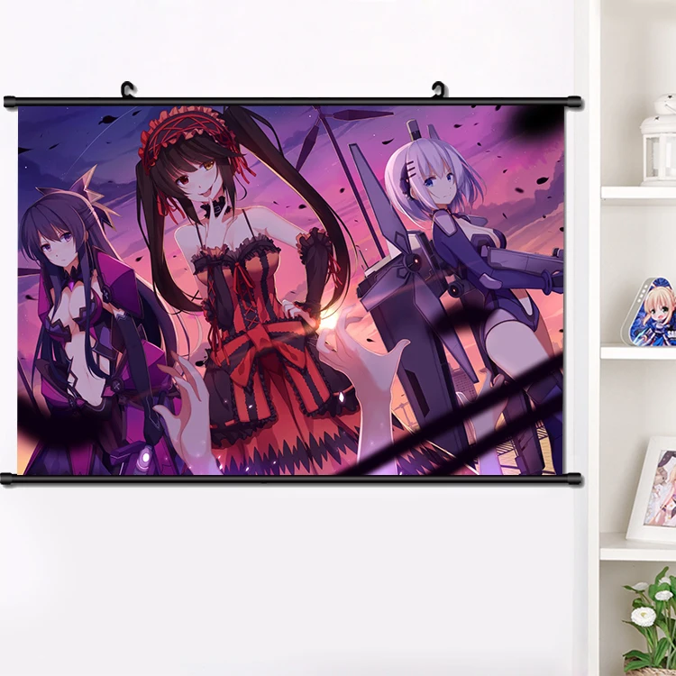 Home Decor Japan Anime DATE A LIVE Cosplay Wall Poster Scroll  40*60cm 