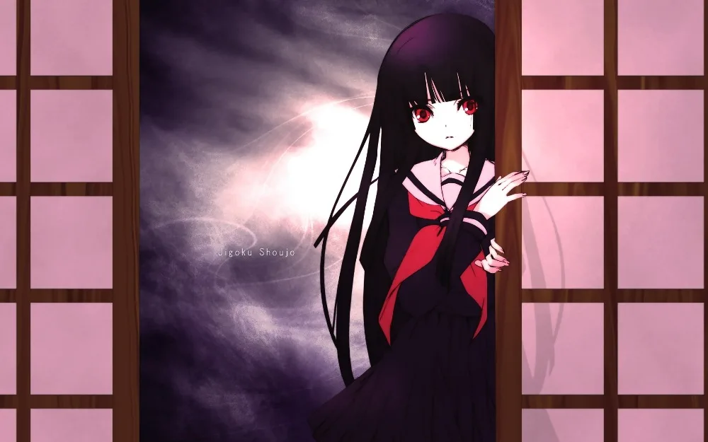 Аниме дзигоку сёдзё адская девочка HELL GIRL enma AI Косплей Черный Браслет Из Бисера модный браслет коллекционные аксессуары косплей