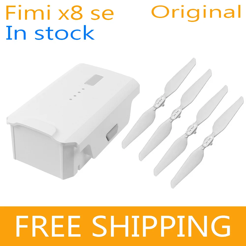 

Original Black Battery For FIMI X8 SE Battery 11.4v 4500mAh Battery Replacement & Propeller for Fimi X8 SE Black drone Accessory