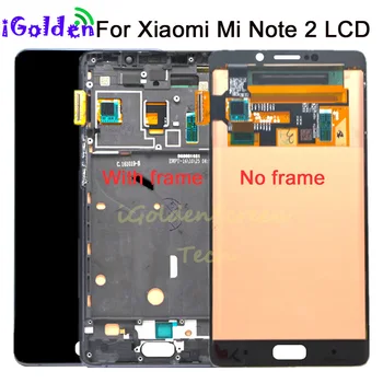 

Xiaomi Mi Note 2 LCD Display Touch Screen Digitizer Assembly with Frame Super Amoled For 5.7" Xiaomi Mi Note2 Note 2 LCD