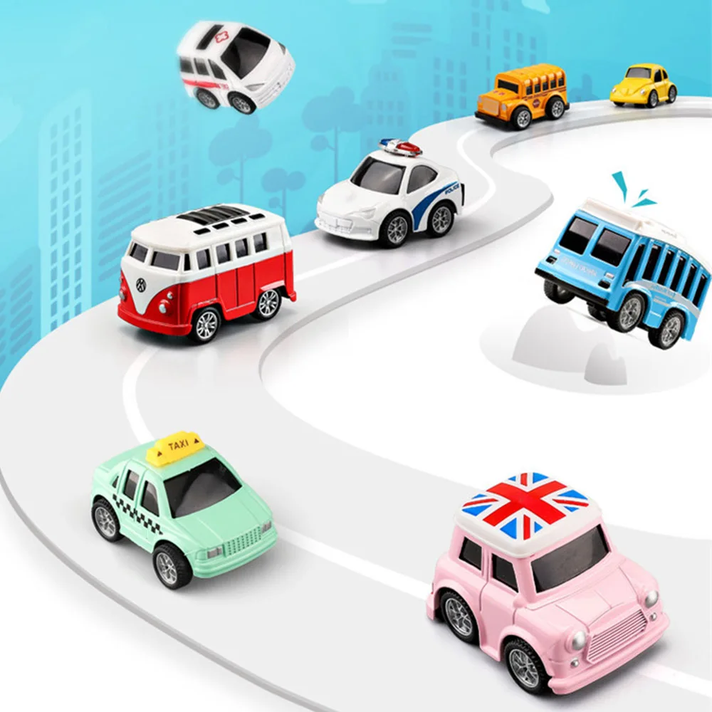 

8pcs/Set Kids Alloy Car Toy Pull Back Diecasts Toy Small Model Mini Car Toys for Boys Brinquedos Boy Birthday Gift