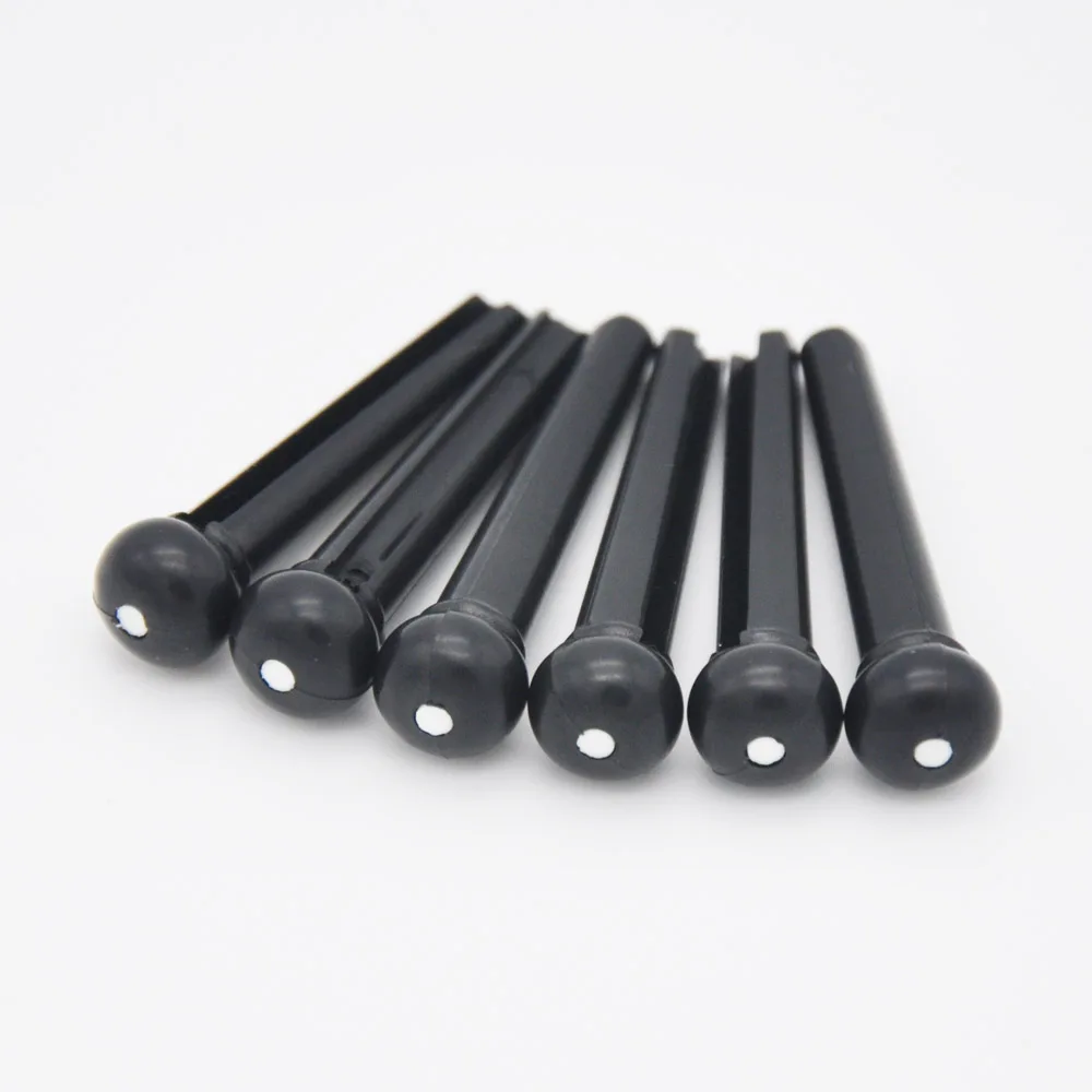 

Acoustic Guitar String Bridge Pins for 6 String Replacement 5mm Plastic Pillar Inlay Pearl Shell Dot Pin Puller