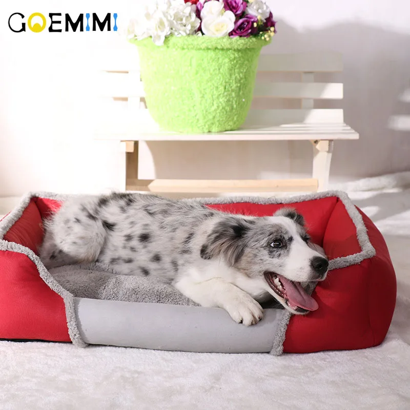 

New Soft Dog Beds Warm Fleece Lounger Sofa for Small Dogs Large Dog Golden Retriever Bed Husky Kennel Pet Products S to XL size