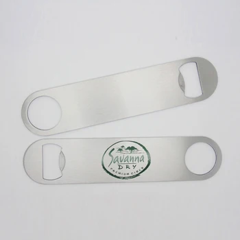 

Customizable Stainless Steel Bar Blade Paddle Style Bottle Opener Business Anniversary Promotional Gifts with Free Logo Printed