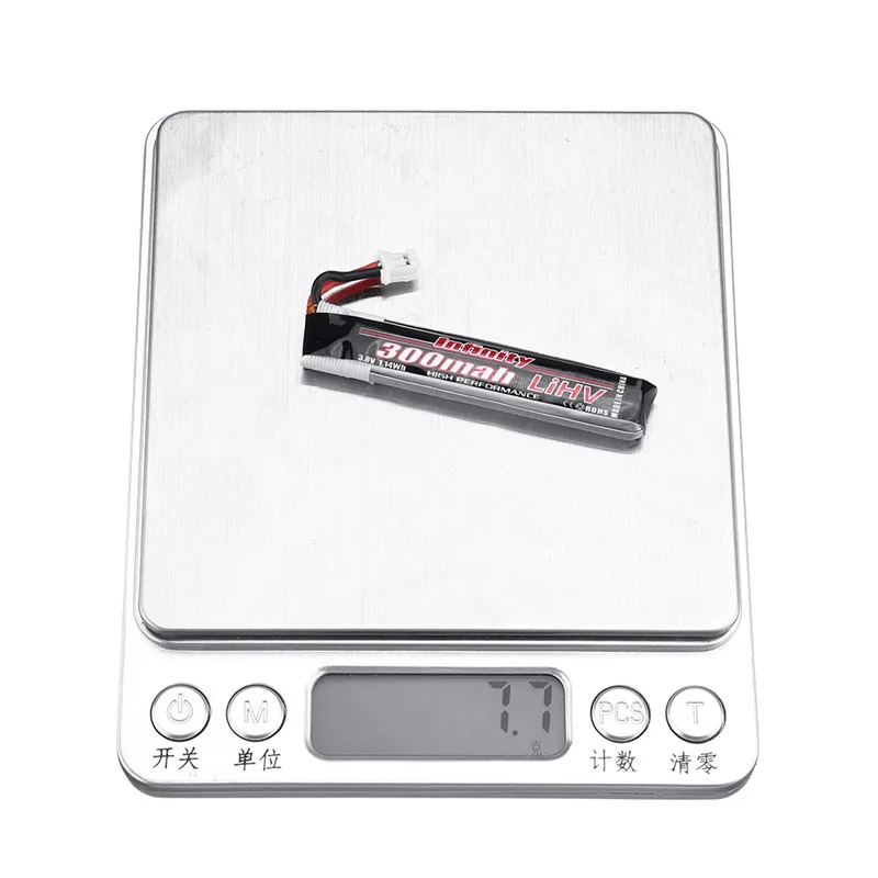 1/2/4 шт. AHTECH 3,8 V 300 мА/ч, 60C 1S HV 4,35 V PH2.0 Plug Lipo Батарея для дрона с дистанционным управлением Eachine мусорная корзина Snapper6 7 Mobula7