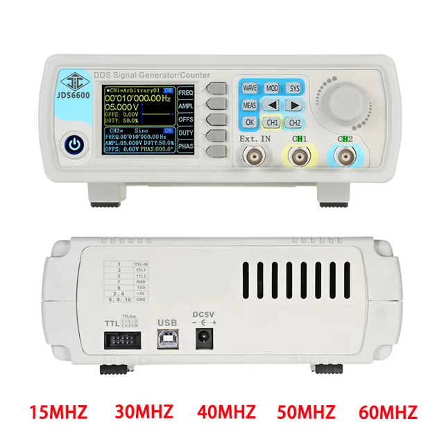 Jds6600 генератор сигналов