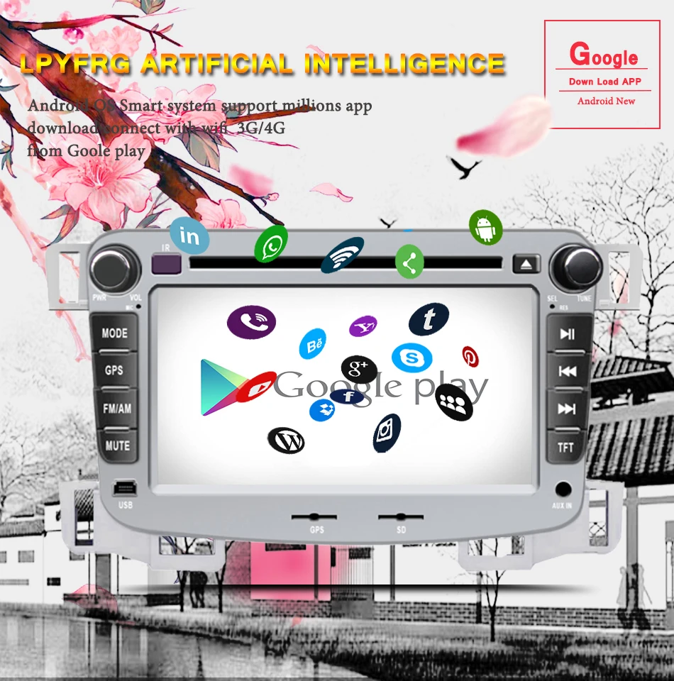 Flash Deal Octa Core Android 9.0 4G+64G Car Radio Stereo GPS Navigation for Chevrolet Sail 2004-2012 Car Multimedia Player Head Unit 3