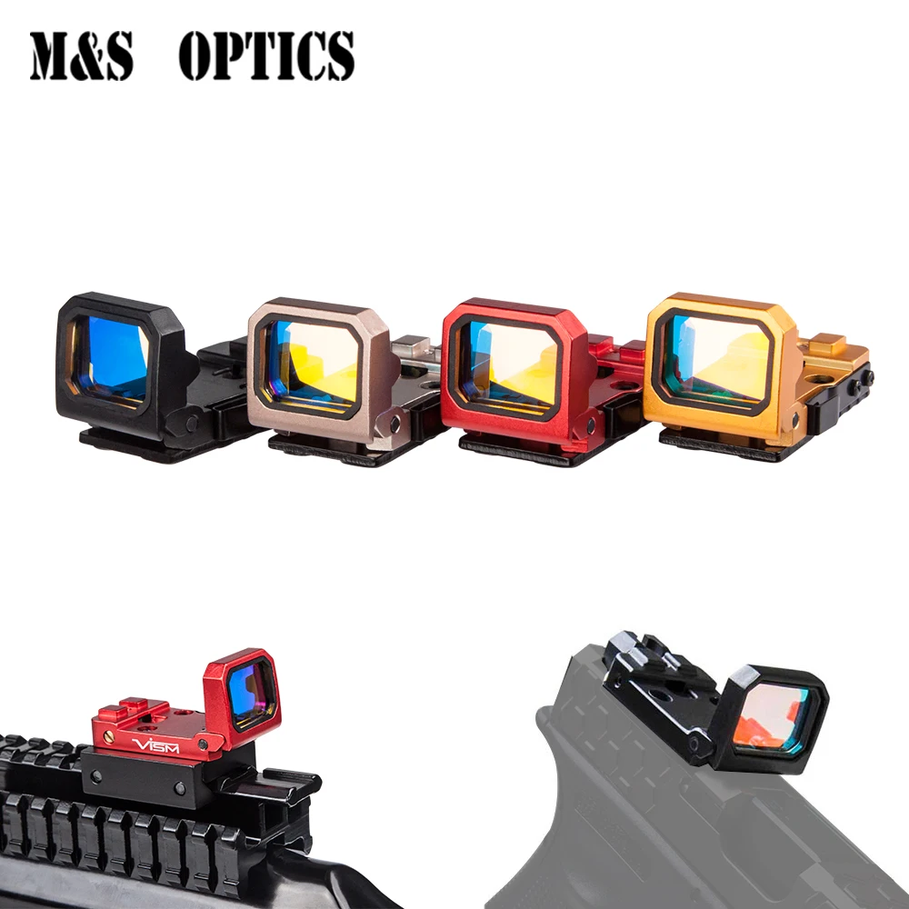 

Marcool Pistol Optics Flip Up Reflex Holographic Riflescope Airsoft RMR Mini Aim Red Dot Hunting Sight Scope Glock With Mount