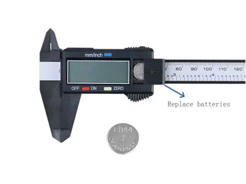 150 мм/6 дюймов ЖК цифровой электронный измерительный прибор из нержавеющей стали штангенциркуль линейка