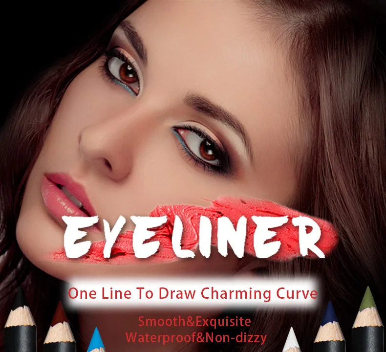 12ColorsSet Waterproof Eye Liner Pencil Brand New Professional Long Lasting Eyeliner Eye Shadow Makeup Beauty Pen Tools (1)