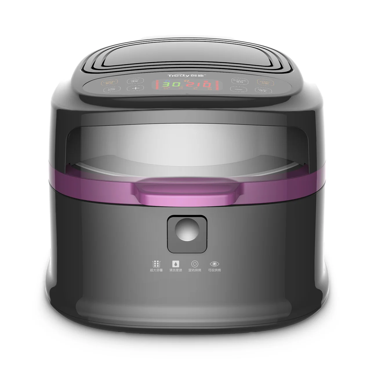 

8L Large Capacity No Oil Electric Deep Air Fryer Household Multifunctional Fries Machine Intelligent 1200w Electric Fryer