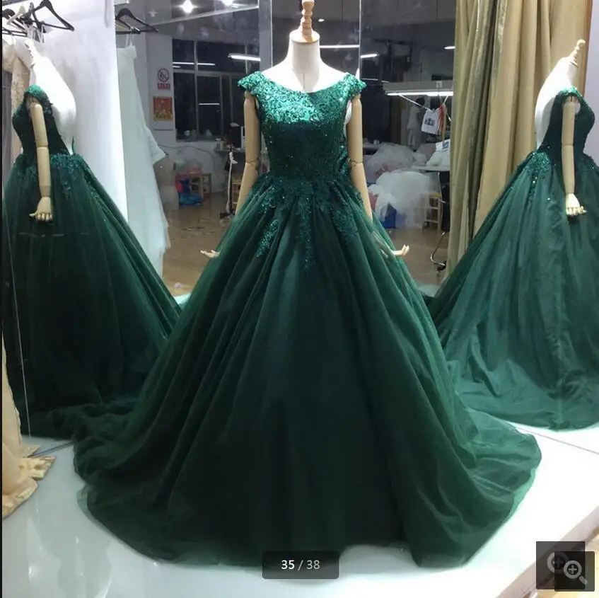 Изумрудное Платье С Корсетом фото 11