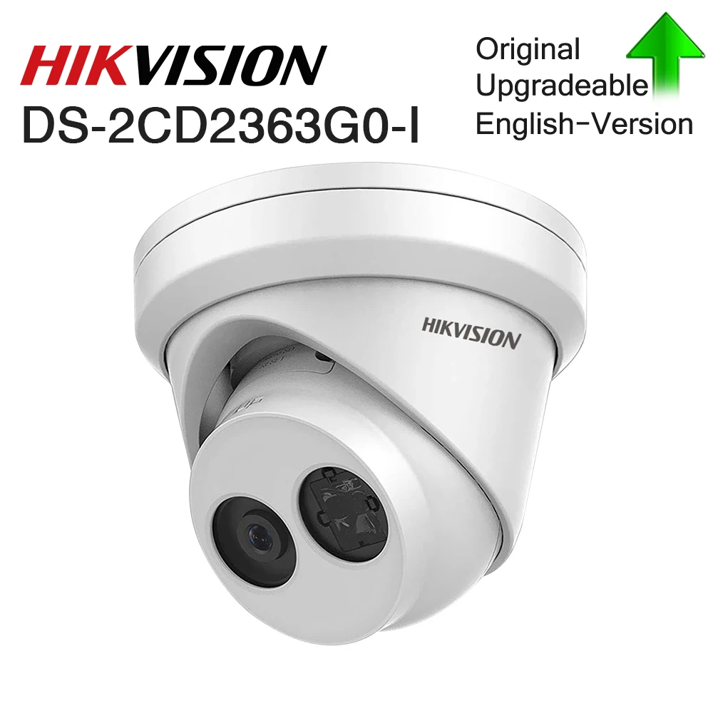 

Hikvision original 6MP IR Fixed Turret Network Camera DS-2CD2363G0-I H.265 CCTV Security IP Camera10pcs/lot