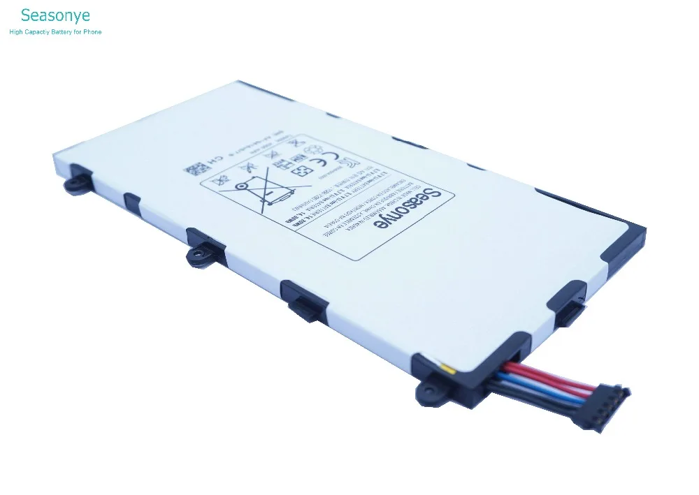 Seasonye 4000mAh / 14.80Wh T4000E Tab Сменный аккумулятор для Samsung Galaxy Tablet 3 7 0 T211 T210 T215 T210R SM