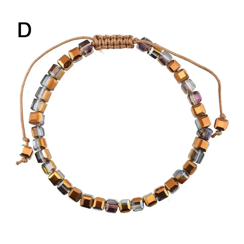 Популярный женский простой браслет в этническом стиле ручной работы, браслеты с кристаллами, подарочные серьги, новинка