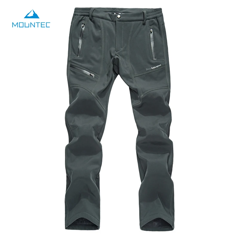 Mens Winter Pants Waterproof Mountain Outdoor Softshell Pants Winter