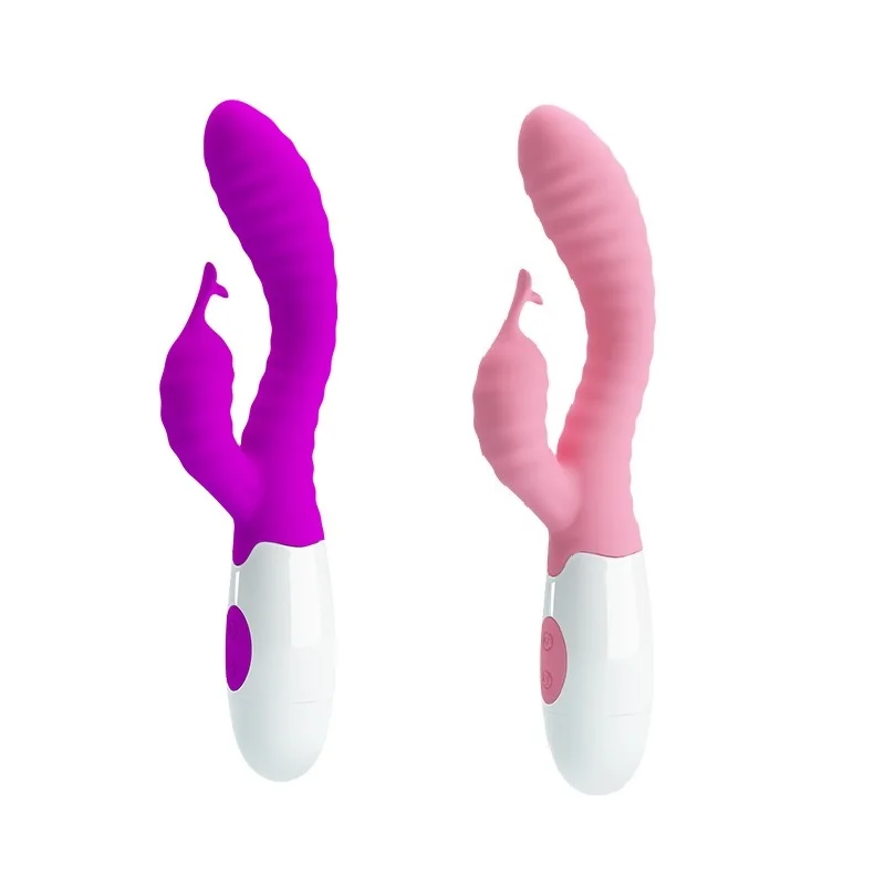 Pretty love Silicone G Spot Dildo Rabbit Vibrator for Women Dual Vibration Waterproof Female Vagina Clitoris Massager Sex Toy | Красота и