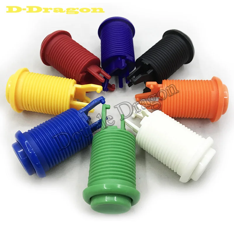 US $241.99 500pcs New Arcade Push Button Durable Multicade MAME Jamma Game Long Switch Multcolor Concave happ switching buttons