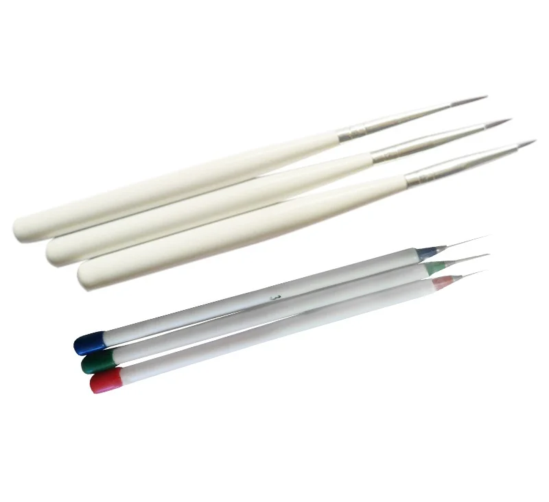 

Set 6Pcs/Pack Fine Drawing Striping Liner Design Tips Nail Art Pen Brushes Brush Salon DIY Gel UV Tool Manicure