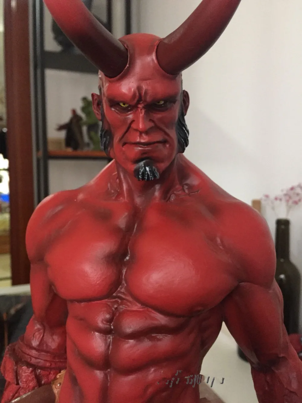 1/4 Hellboy фигурка дыма Hellboy Wouded Рог крутая Коллекционная модель игрушки